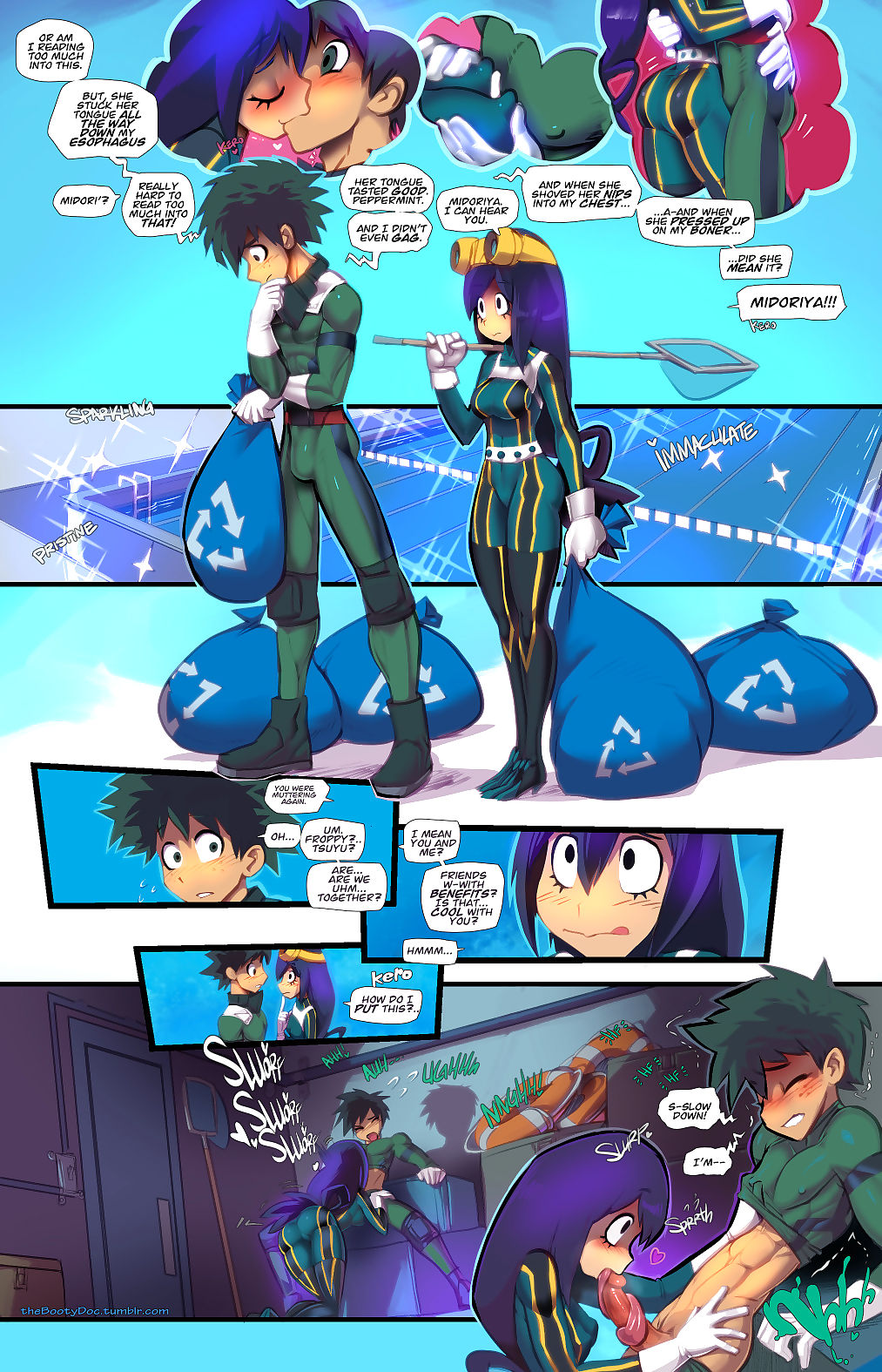 Deku and Froppy SMASH! page 1