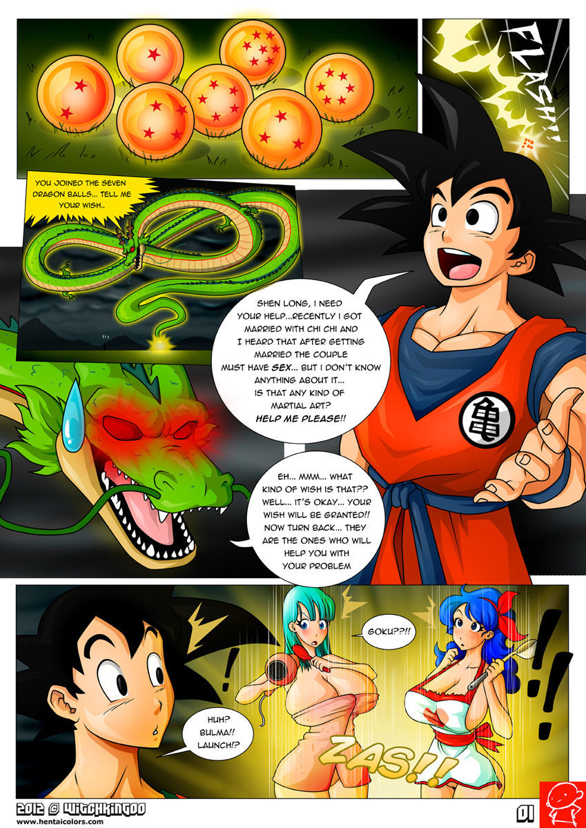 hentai mangá Dragão Bola X page 1