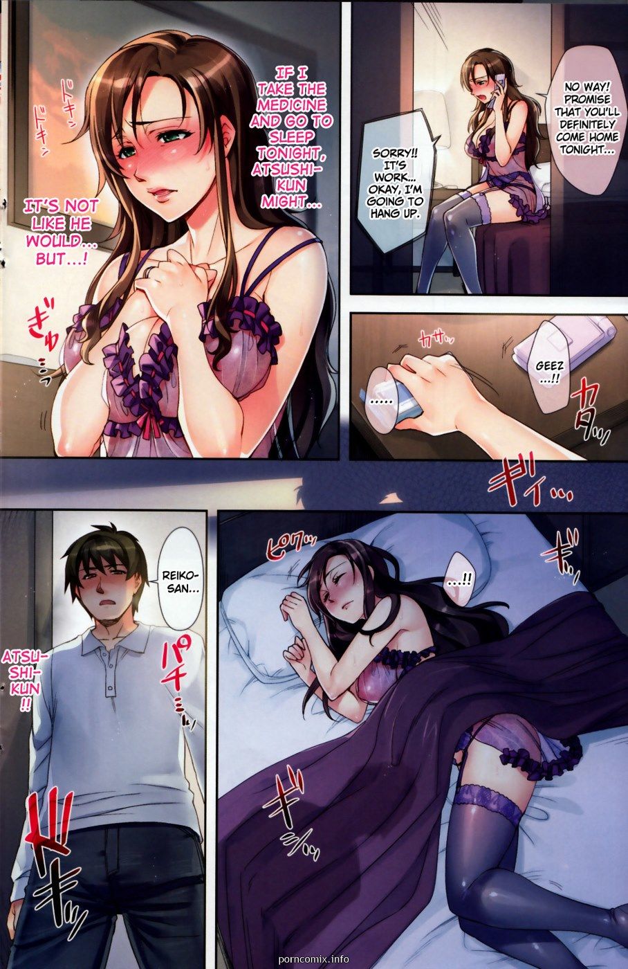 Hentai- Sleepless Night- page 1