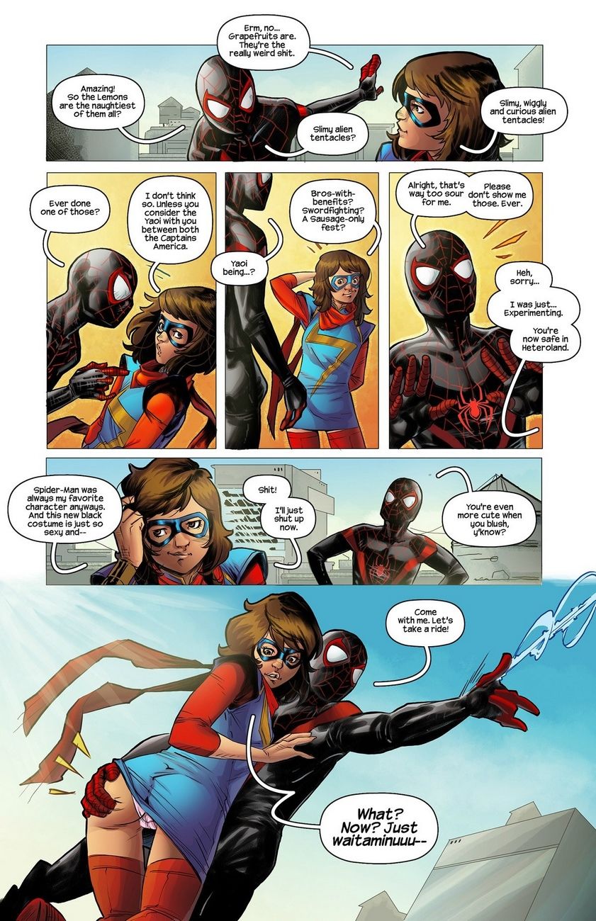 ms Marvel spider man page 1