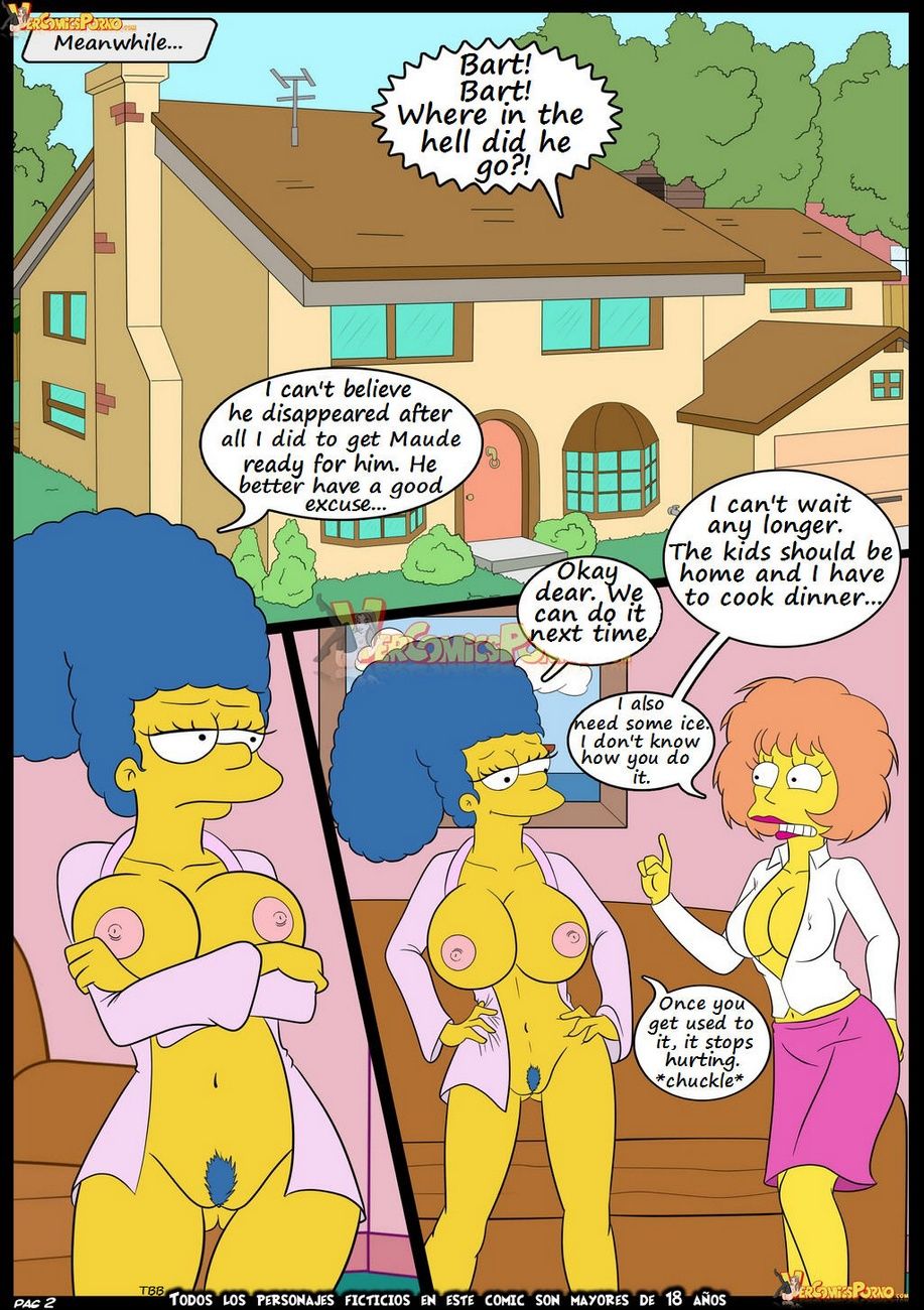 В Симпсоны 6 обучение с мама page 1