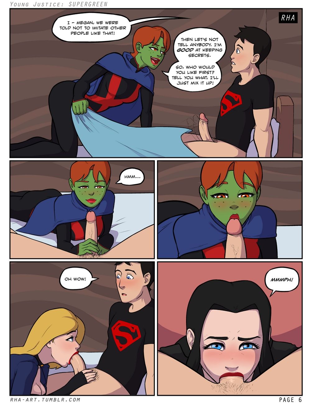 Young Justice - Supergreen page 1
