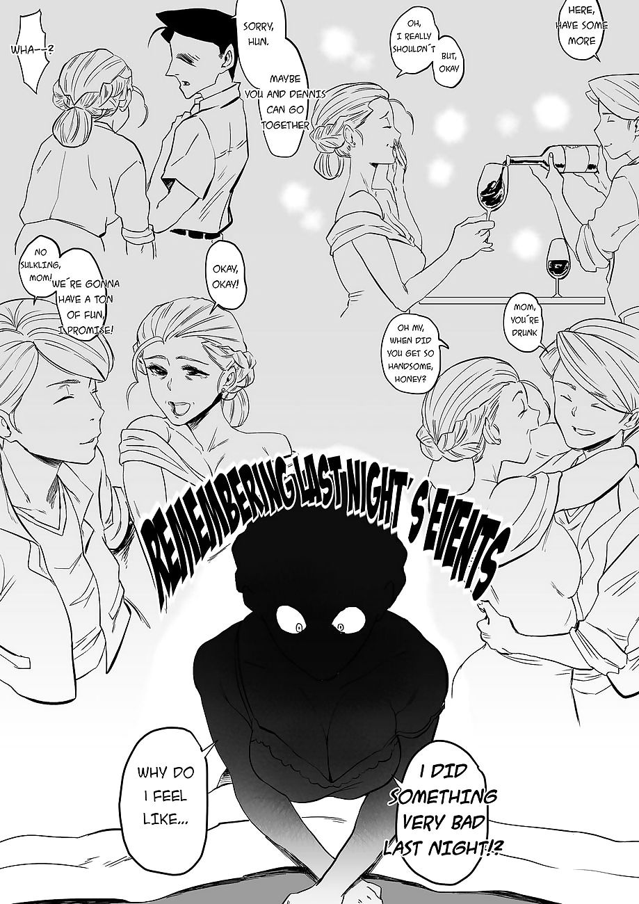 a menacingly セクシー ママ & 息子 日 page 1