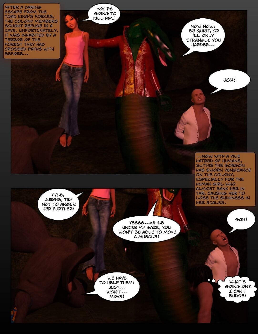 Glitch- Emily and the Gorgons Revenge page 1