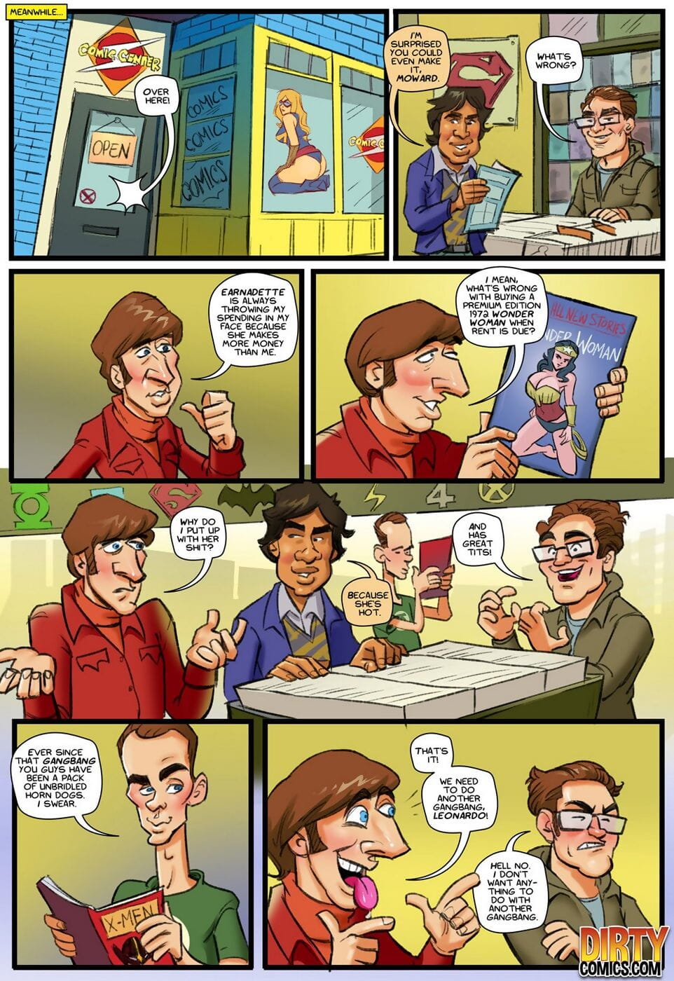 Dirtycomics- Moose  The Big Gang Bang Theory 2 page 1