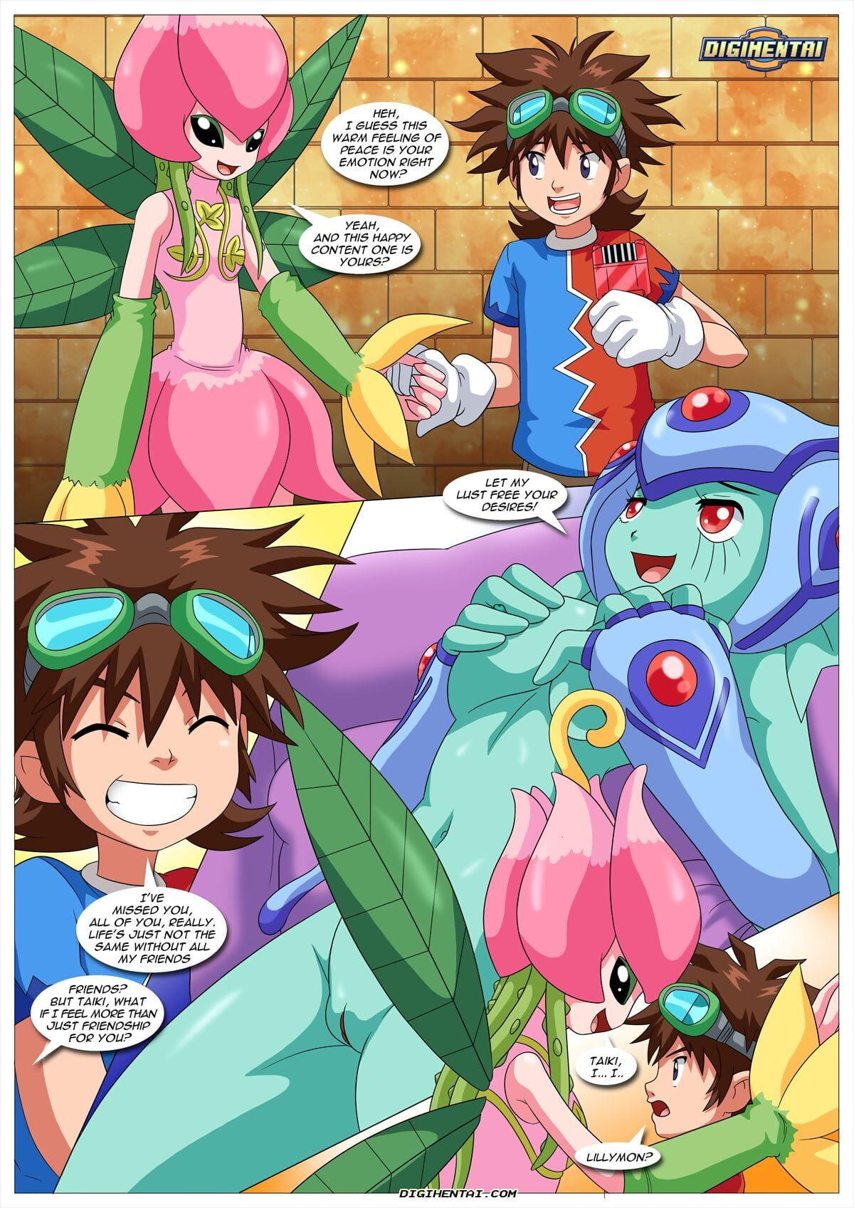 digimon digtal lovero  palcomix page 1