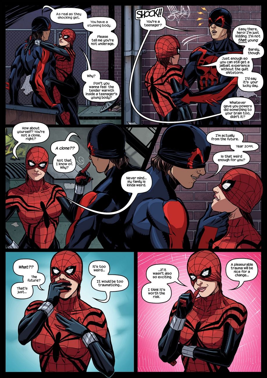 喜欢 蜘蛛 father, 喜欢 蜘蛛 daughter… page 1