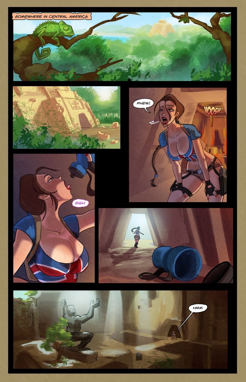 Lara Croft i w opiekun z miło page 1