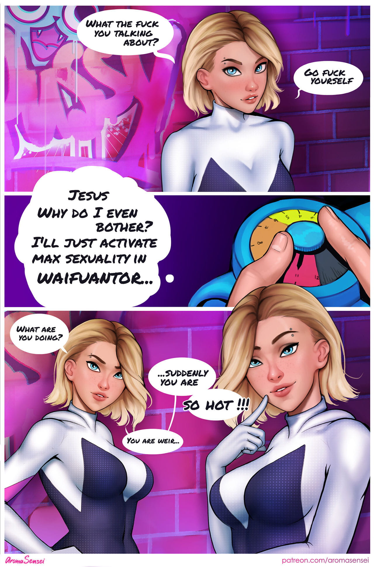Waifunator vol1. Gwen page 1