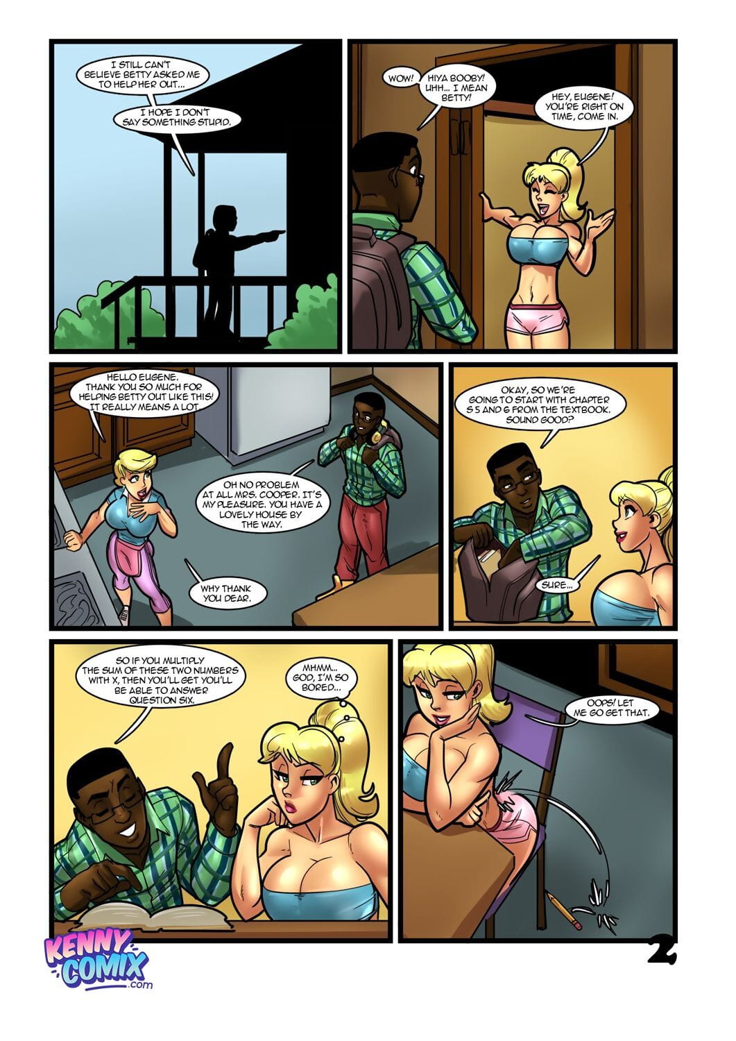 Betty and Alice in Study Session page 1