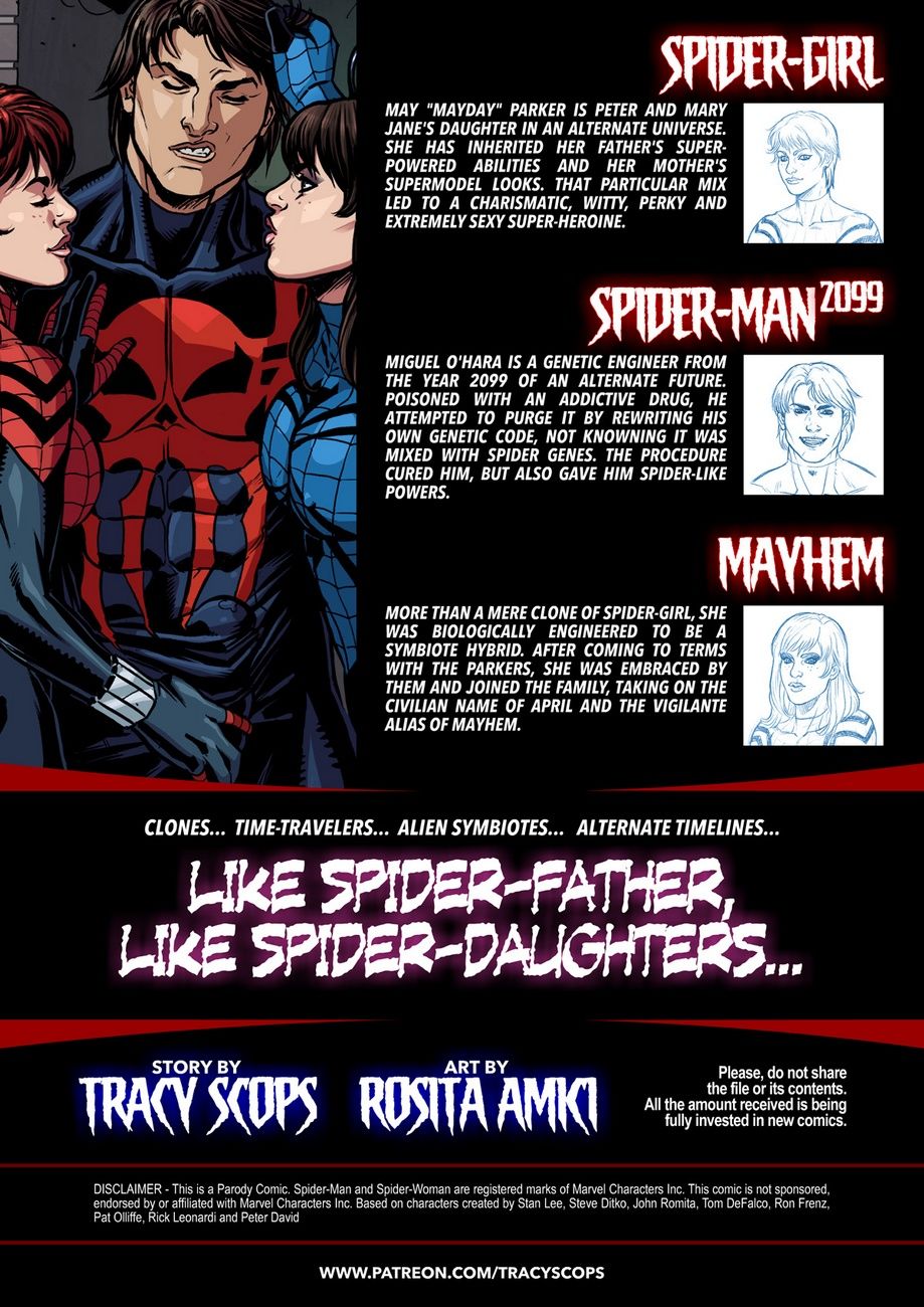 wie spider father, wie spider daughter… page 1