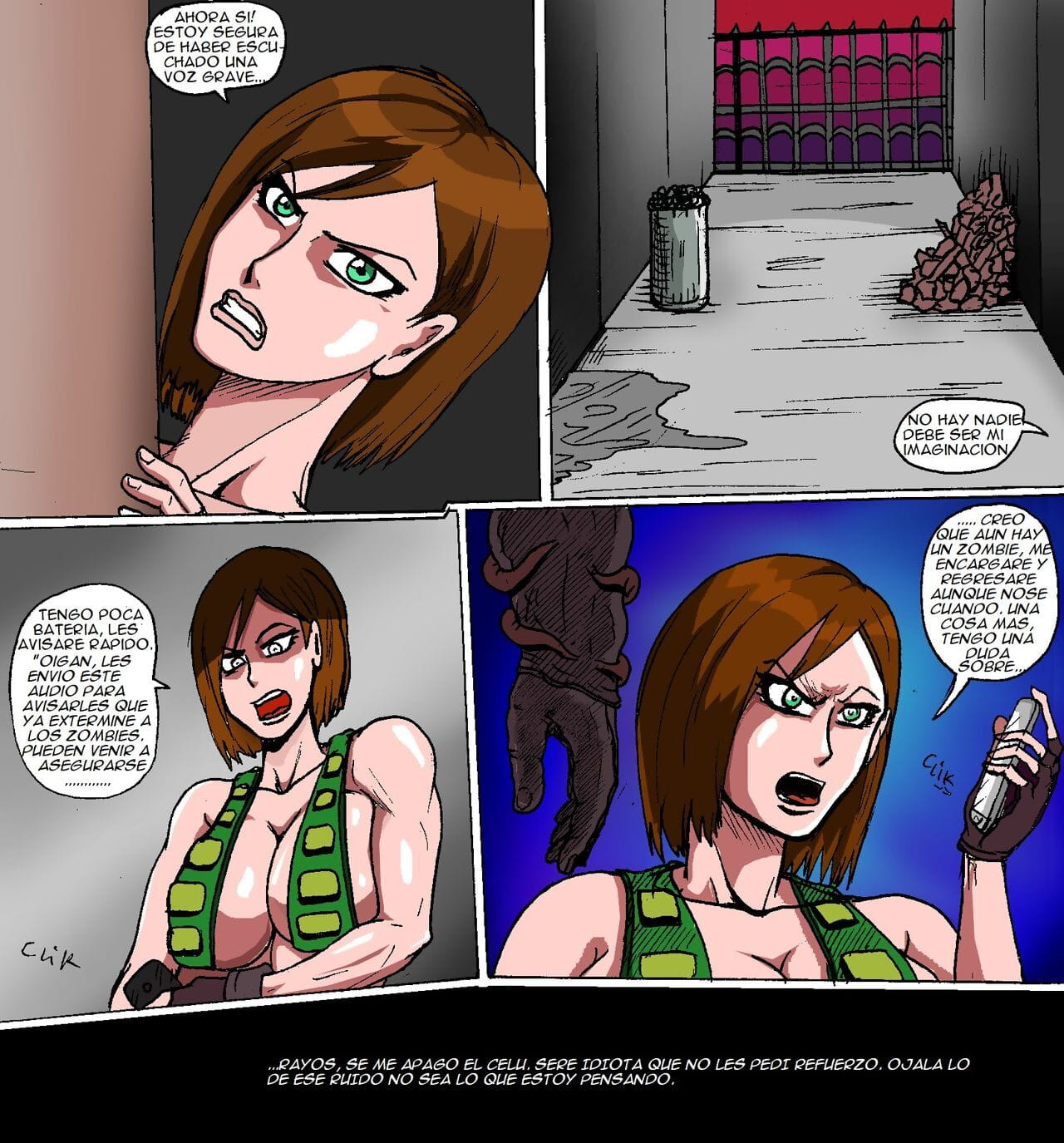 Jill Valentine vs Zombies and Nemesis page 1